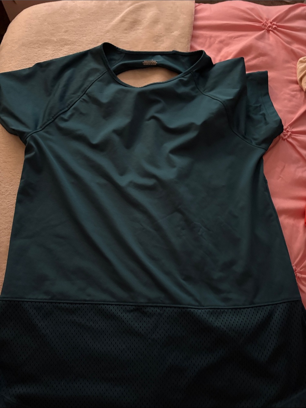 Under Armour Teal Green Short Sleeve Athletic Top